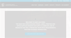 Desktop Screenshot of gagevanhorn.com